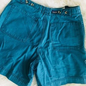 High Waisted Teal Shorts